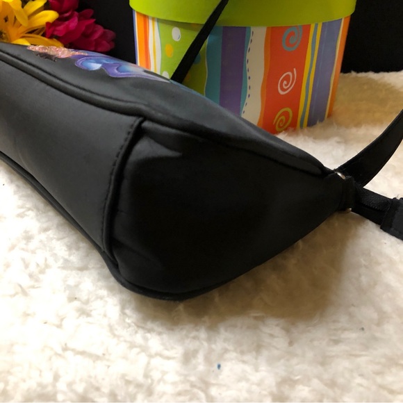 Disney Authentic Beautiful Eeyore Small Black 3-1 Wristlet, Shoulder & Handbag - Picture 5 of 13